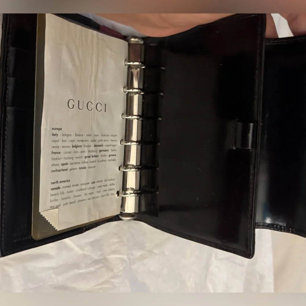 Gucci notebook with original notebook paper & ruler - Picture 6 of 12